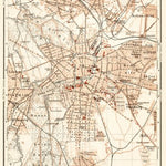Waldin Leipzig city map, 1906 digital map