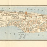 Waldin Lido of Venice (Lido di Venezia) town plan, 1929 digital map