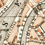 Waldin Liège (Lüttich) town plan, 1909 digital map
