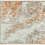Waldin Lofoten Archipelago, general map, 1931 digital map