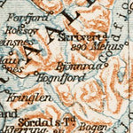 Waldin Lofoten Archipelago, general map, 1931 digital map
