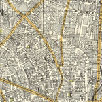Waldin London city map, 1911 digital map