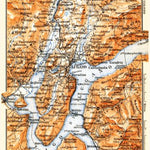 Waldin Lugano and environs map, 1897 digital map