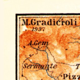 Waldin Lugano and environs map, 1897 digital map