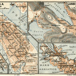 Waldin Lussinpiccolo (Maly Lošinj) environs map, 1929 digital map