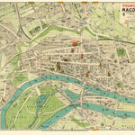 Waldin Magdeburg city map, 1912 digital map