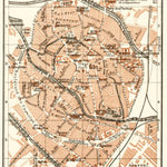 Waldin Malines (Mechelen) town plan, 1909 digital map