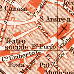 Waldin Mantua (Mantova) city map, 1903 digital map