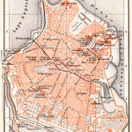 Waldin Mantua (Mantova) city map, 1908 digital map