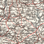 Waldin Map of German northeastern regions, 1911 digital map