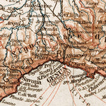 Waldin Map of Northwest Italy, 1903 digital map