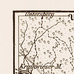 Waldin Map of the environs of Berchtesgaden, 1903 digital map