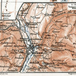 Waldin Map of the environs of Brixen, 1910 digital map