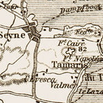 Waldin Map of the environs of Toulon, 1913 digital map