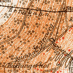 Waldin Map of the environs of Wildbad (Bad Wildbad im Schwarzwald), 1909 digital map