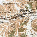 Waldin Map of the Georgian Military Road, 1912 digital map