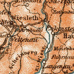 Waldin Map of the Southern Black Forest (Schwarzwald), 1909 digital map