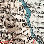 Waldin Map of the Southern Mexico, 1909 digital map