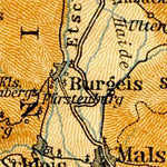 Waldin Map of the Upper Vinschgau (Val Venosta), 1906 digital map