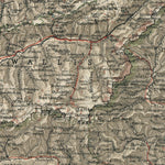 Waldin Map of the western Alpine countries, 1905 digital map
