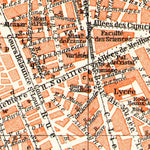 Waldin Marseille city map, 1913 (1:14,000 scale) digital map