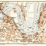 Waldin Medway map: Rochester, Chatham and Strood, 1906 digital map