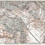 Waldin Meran (Merano) environs map, 1910 digital map
