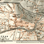 Waldin Meran (Merano) town plan, 1913 digital map