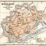 Waldin Middelburg city map, 1909 digital map