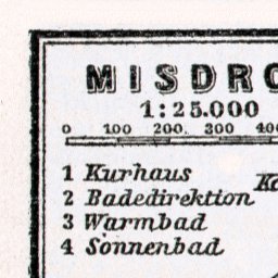 Waldin Misdroy (Miedzyzdroje) city map, 1911 digital map