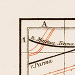 Waldin Modena city map, 1903 digital map