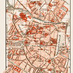 Waldin Montpellier city map, 1913 (first version) digital map