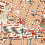 Waldin München (Munich) city map, 1910 digital map