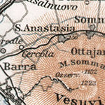 Waldin Naples (Napoli) western environs map, 1911 digital map