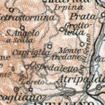 Waldin Naples (Napoli) western environs map, 1911 digital map