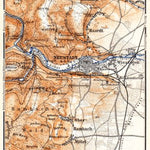 Waldin Neustadt am Hardt and environs map, 1905 digital map