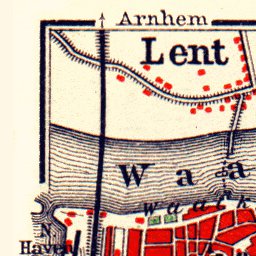Waldin Nijmegen and environs map, 1904 digital map