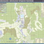 Waldin Никольское. Никольское городское поселение. Nikolskoye Town Plan digital map