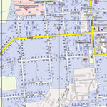 Waldin Новоржев, план города. Novorzhev Town Plan digital map