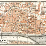 Waldin Orléans city map, 1913 digital map
