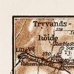 Waldin Oslo and environs map, 1929 digital map
