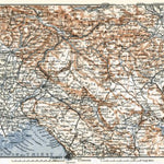 Waldin Österreichisches Küstenland (Adriatisches Küstenland, Austrian Littoral), 1910 digital map