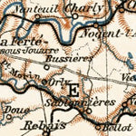 Waldin Paris region general map, 1913 digital map