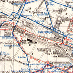 Waldin Paris Tramway and Metro Network map, 1931 digital map
