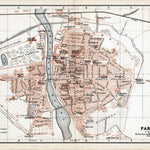 Waldin Parma city map, 1898 digital map
