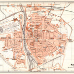 Waldin Parma city map, 1908 digital map