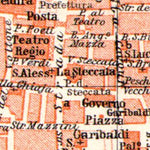 Waldin Parma city map, 1908 digital map