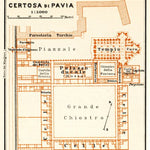 Waldin Pavia environs map, 1908 digital map