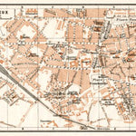 Waldin Périgueux city map, 1902 digital map