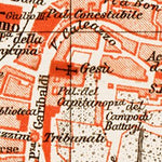 Waldin Perugia city map, 1903 digital map